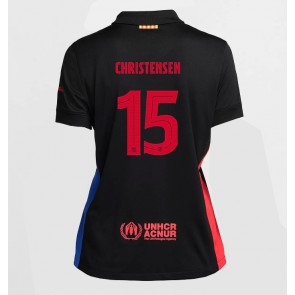 Barcelona Andreas Christensen #15 Gostujuci Dres za Ženska 2024-25 Kratak Rukavima